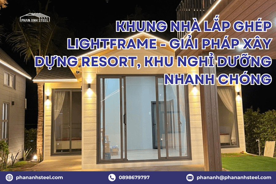 khung nhà lắp ghép